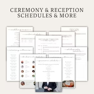 The Ultimate Wedding Day Binder Template