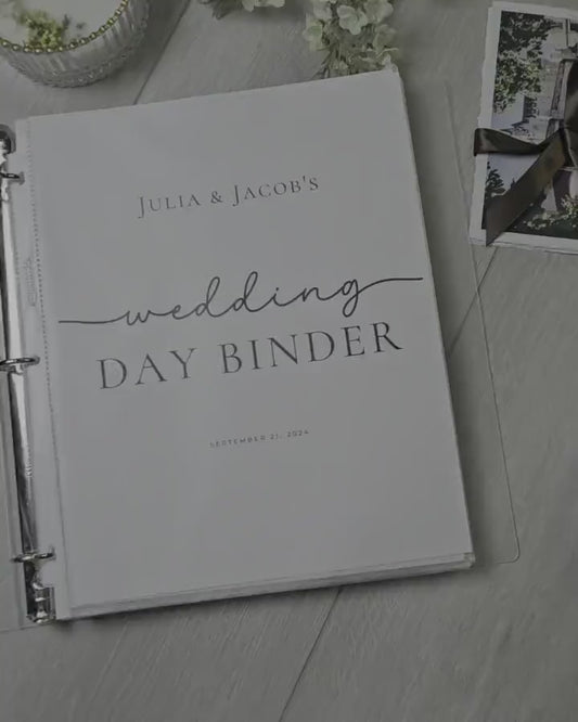 The Ultimate Wedding Day Binder Template